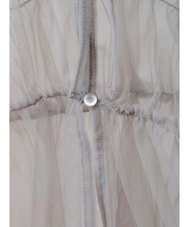 CRAFT STANDARD BOUTIQUE チュール２ｗａｙカーディガン Gray