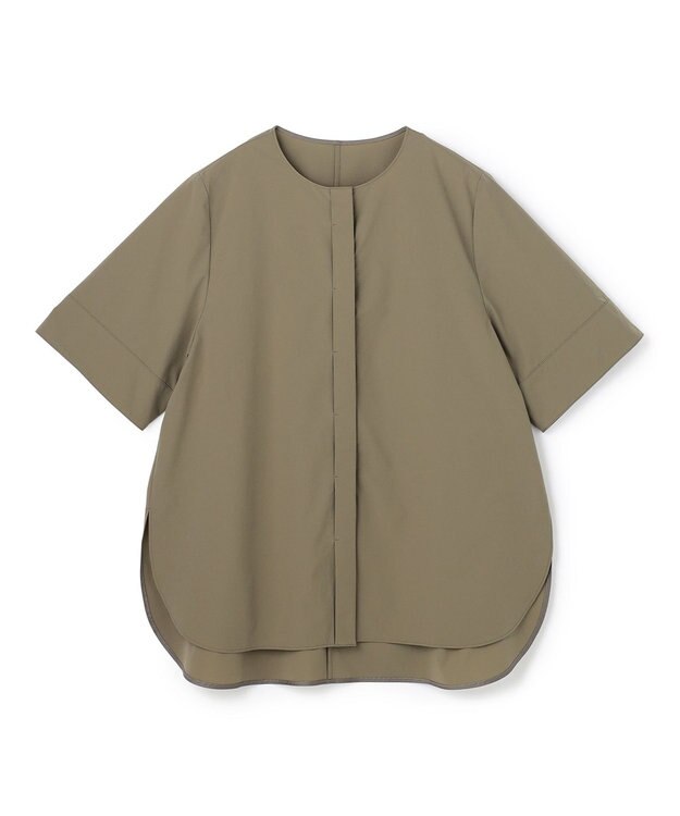 UNFILO 【セットアップ着用可】FINE MOVE ブラウス カーキ