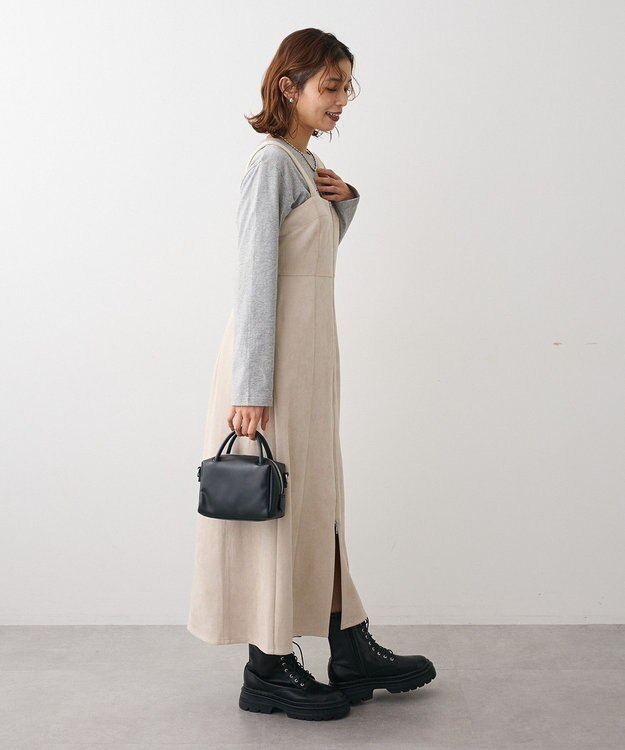 Green Parks ・ＥＬＥＮＣＡＲＥ　ＤＵＥ　スエードポンチジャンスカ Ivory