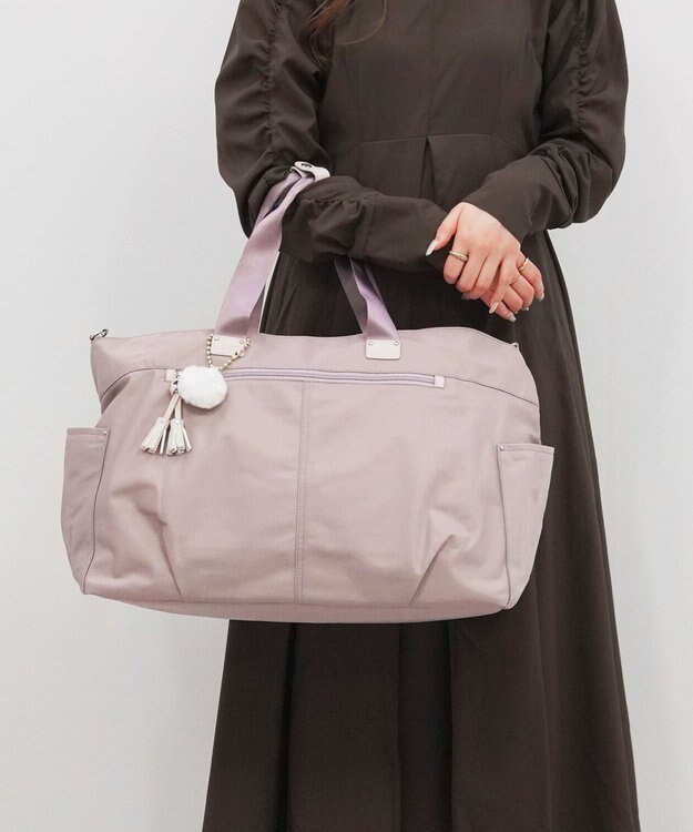 ACE BAGS & LUGGAGE kanana project collection タッセル-e ボストンバッグ 68875 モーヴピンク