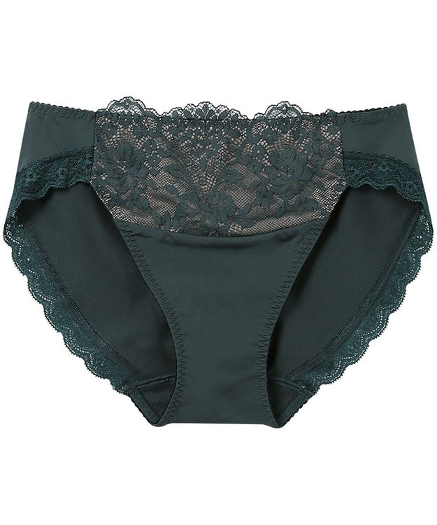 Wing ショーツ アウターにひびきにくい KB3000とペア やさしいフィット感 【ナチュラルアップブラ】 はきこみ丈あさめ KF3010 ウイング／ワコール グリーン