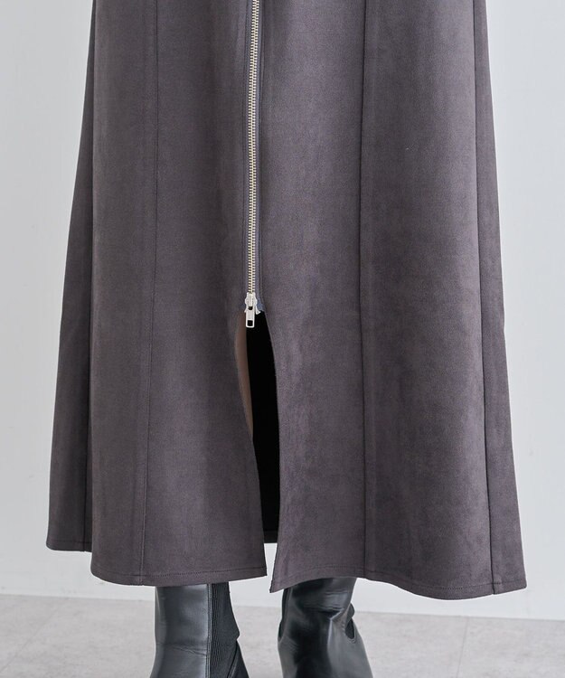 Green Parks ・ＥＬＥＮＣＡＲＥ　ＤＵＥ　スエードポンチジャンスカ Charcoal Gray