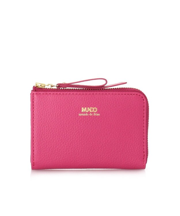 IBIZA MUNDO　牛革　L字マルチケース ピンク