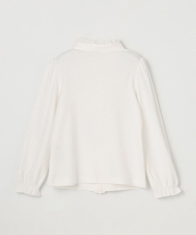 ANY KIDS スタンドカラー インナー ブラウス ホワイト