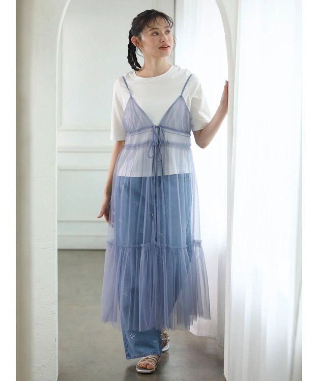 Green Parks ・ＳＵＧＡＲ　ＳＰＯＯＮ　２ｗａｙハーフスリーブＴＥＥ Off White