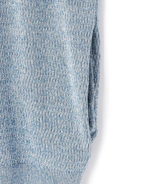 J.PRESS MEN ギマコットンフルジップ カーディガン サックスブルー系