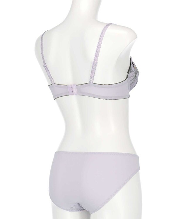 AMPHI ブラジャー ショーツセット まる胸メイク WEB限定カラーあり 【ブラショーツセット】 上下セット ブラ BCC224 アンフィ／ワコール パープル