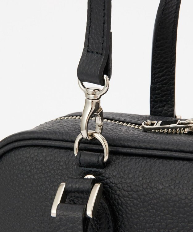 russet 【2025AW新作】シュリンクレザー2WAYミニボストンバッグ(CE-1581) Black