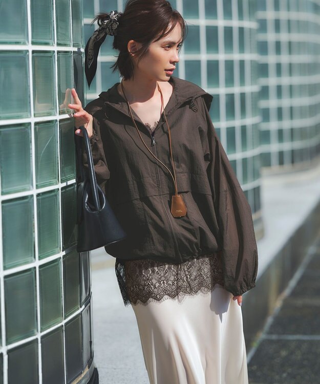 23区 【WEB&一部店舗限定】レザーキー クロシェット キャメル系