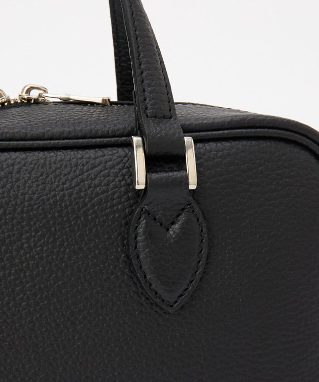 russet 【2025AW新作】シュリンクレザー2WAYミニボストンバッグ(CE-1581) Black