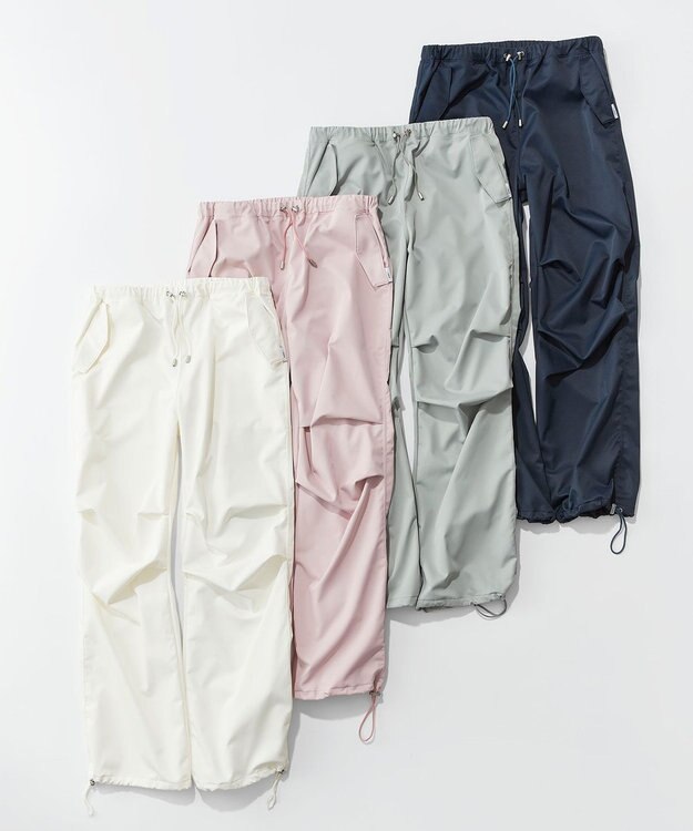 NAVE パラシュートパンツ ホワイト系