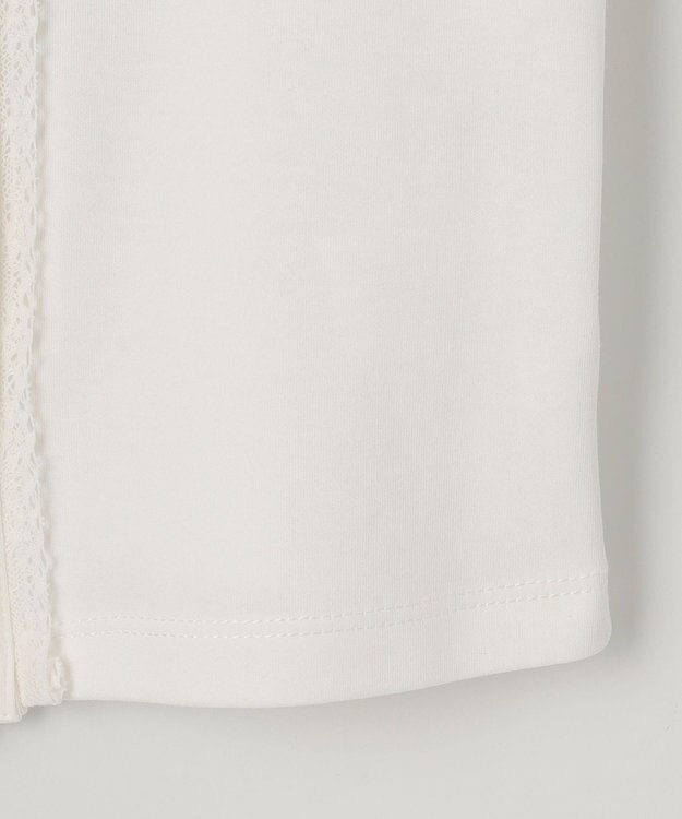 ANY KIDS スタンドカラー インナー ブラウス ホワイト