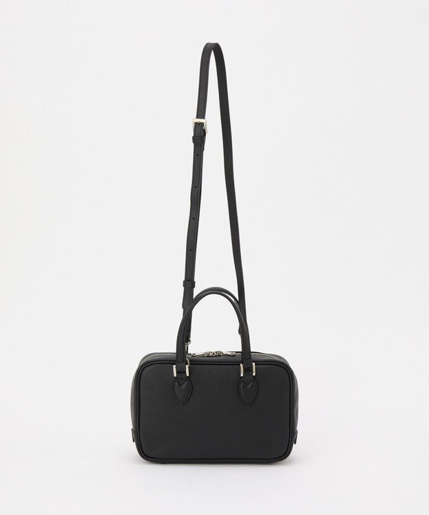 russet 【2025AW新作】シュリンクレザー2WAYミニボストンバッグ(CE-1581) Black