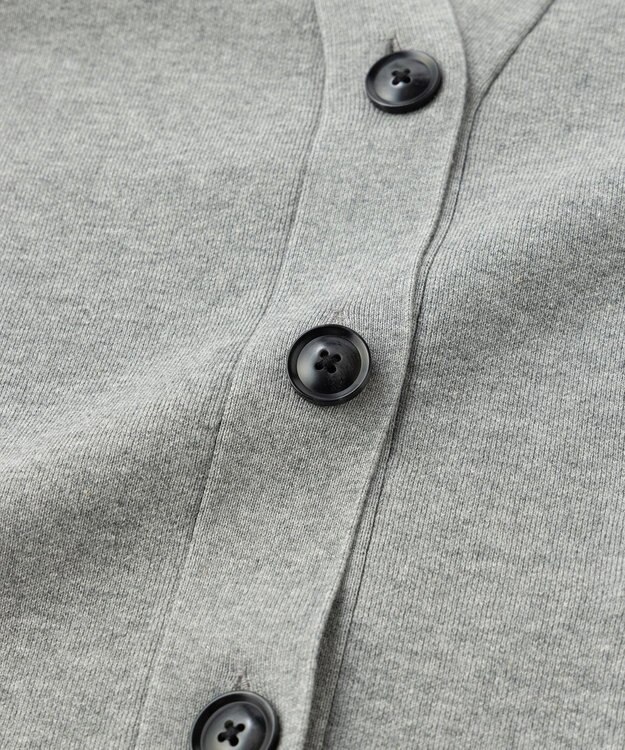 UNFILO スポンジニット カーディガン グレー