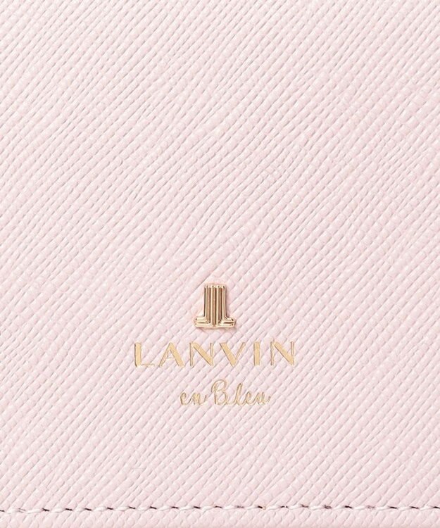 LANVIN en Bleu リュクサンブール 口金二つ折り財布 ペールピンク