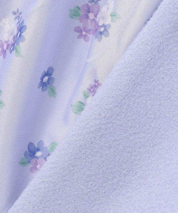 ANY KIDS 【フード取り外し可能】ウールライクコート サックスブルー