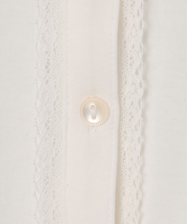 ANY KIDS スタンドカラー インナー ブラウス ホワイト