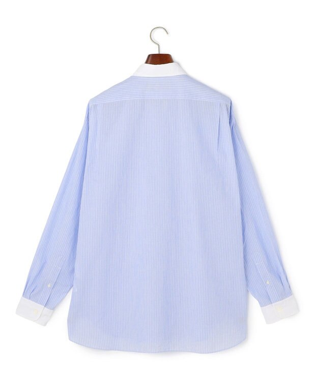 J.PRESS MEN 【WEB・一部店舗限定】Airy Touch Seersucker Shirt サックスブルー系1