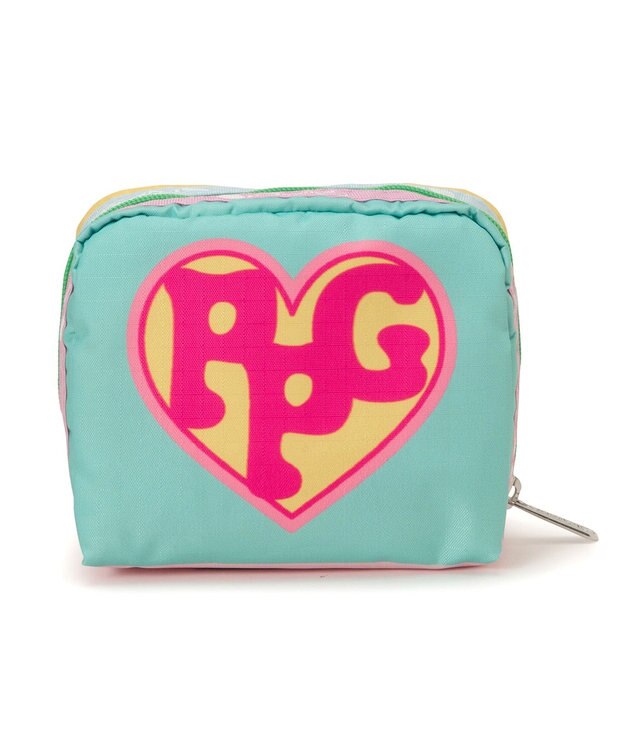 LeSportsac SQUARE COSMETIC/パワーパフ ガールズイエロー/ミントスクエアコスメティック パワーパフガールズイエロー/ミントスクエアコスメティック