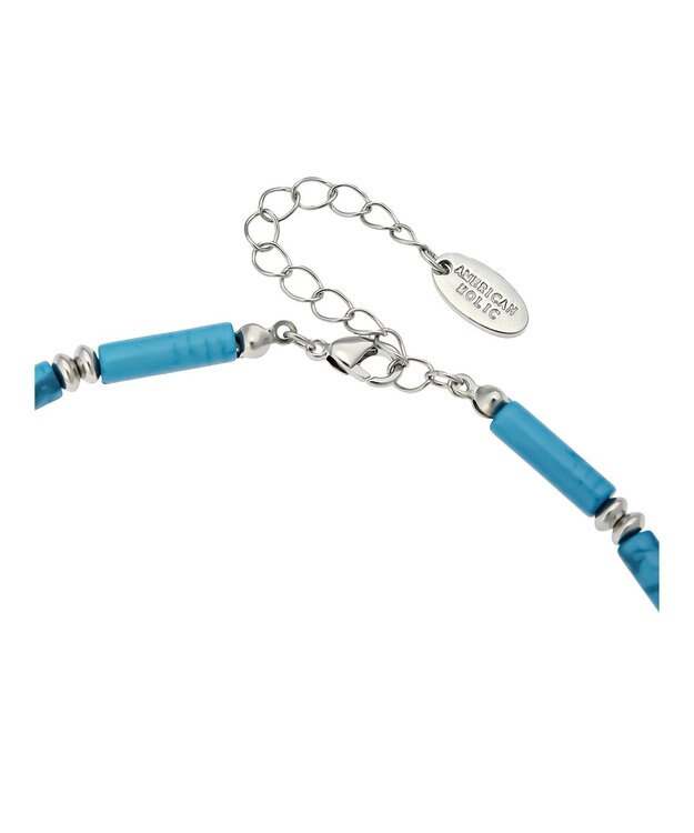AMERICAN HOLIC 天然石ネックレス Turquoise Blue