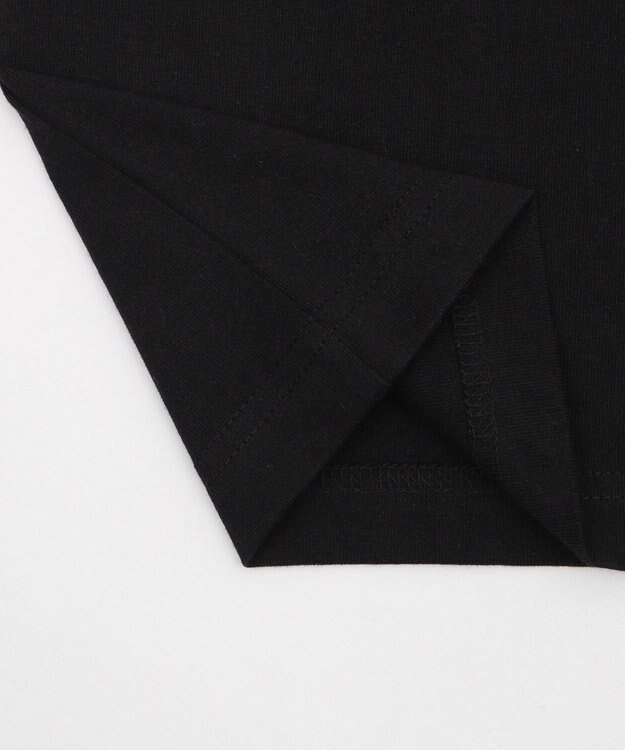 WEGO 【ユニセックス着用ITEM/MLサイズ展開】ヘビーウェイトハーフジップT（SS） ブラック