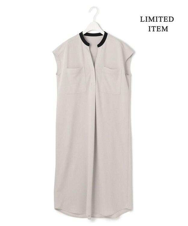 ICB 【WEB限定・洗える】ストレッチアムンゼン ワンピース トープ系