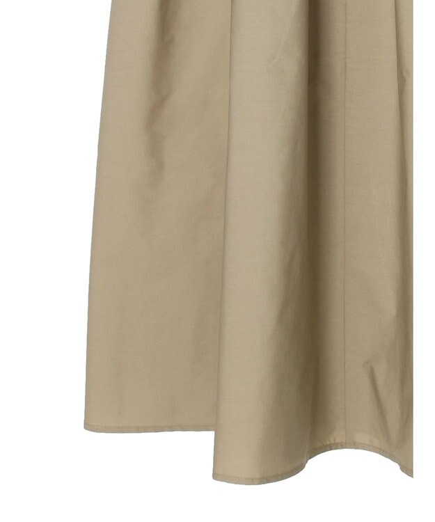 Green Parks ・Ｄｏｕｂｌｅ　Ｆｌａｇｓ　シャーリングノースリワンピ Beige