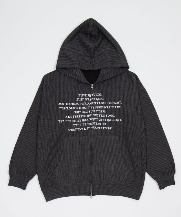 WEGO 【ユニセックス着用ITEM】メッシュZIPパーカー ブラックその他