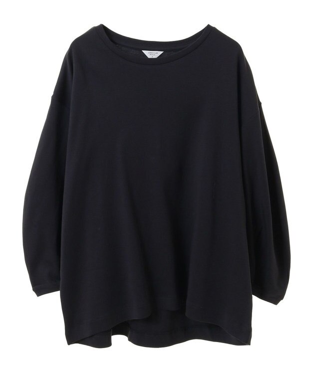 AMERICAN HOLIC 接触冷感7分袖タックスリーブカットプルオーバー Gray