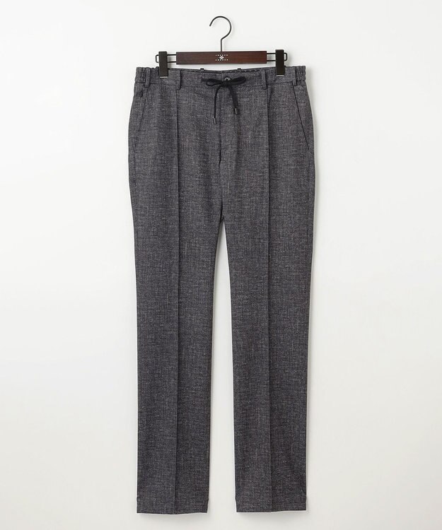 JOSEPH ABBOUD 【ウエストも伸びる！/ストレッチ/弱撥水】フランネルジャージ コンフォートパンツ グレー系