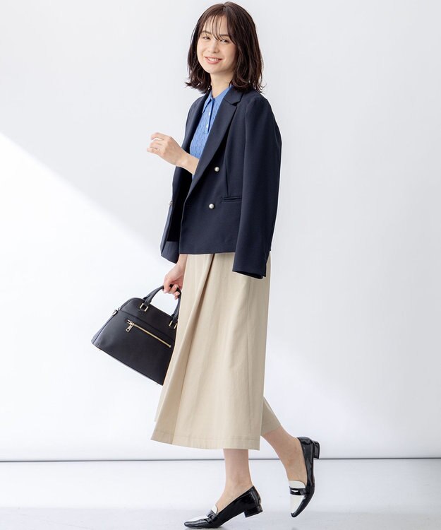 組曲 L チノライク スカート サンドベージュ系