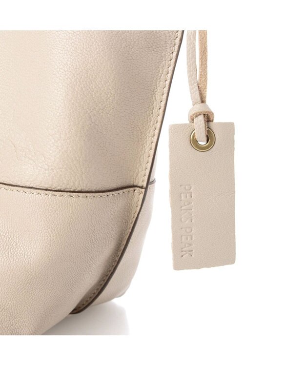 UNBILLION アトランタ ATLANTA / やぎ革軽量バケツ型ショルダー ベージュ