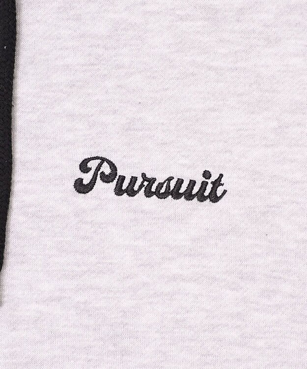 WEGO 【ユニセックス着用ITEM】ラインラグランZIPパーカー アッシュグレー