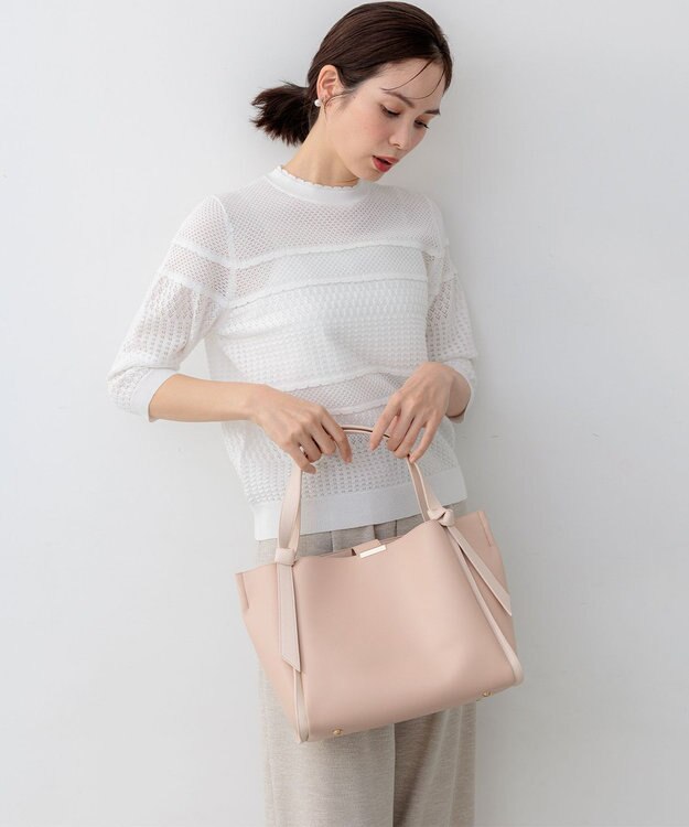 組曲 プティスカラレーシー ニット ホワイト系