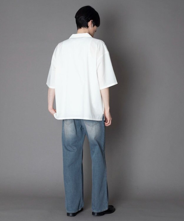 WEGO 【セットアップ対応】TRオープンカラーシャツ（SS） ホワイト