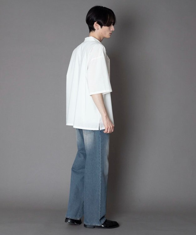 WEGO 【セットアップ対応】TRオープンカラーシャツ（SS） ホワイト