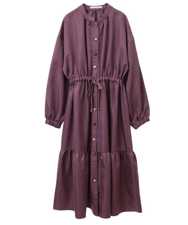 Green Parks ・ＥＬＥＮＣＡＲＥ　ＤＵＥ　イロイロ釦ワンピース Purple