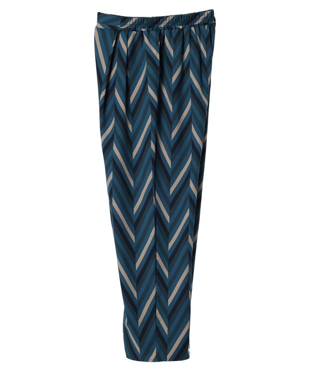 Green Parks イージー柄パンツⅢ Blue