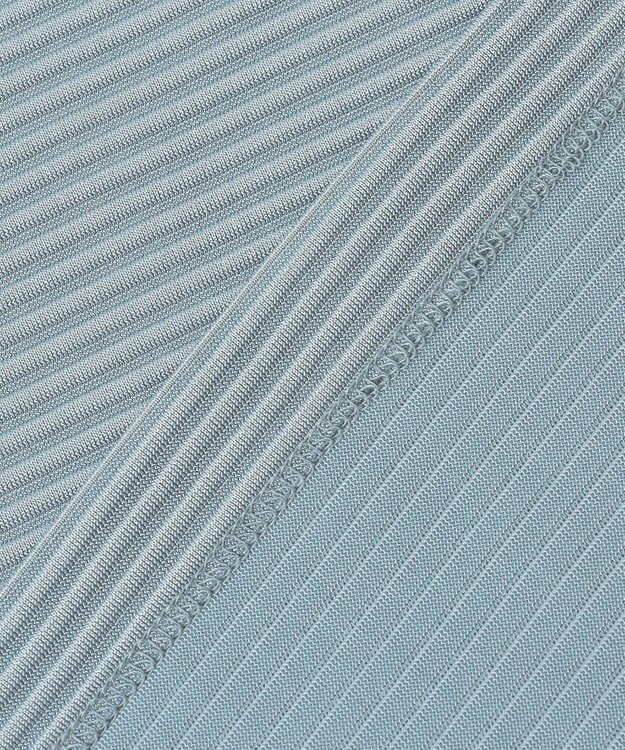 JOSEPH HOMME タックリップルジャージー　クルーネックカットソー スカイブルー系