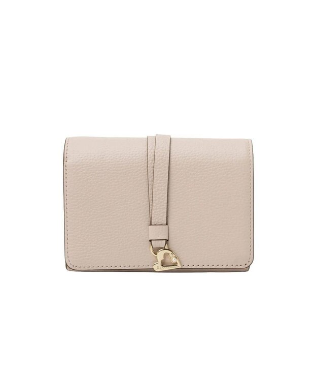 LANVIN en Bleu カルノ 二つ折り中Lファスナー財布 ピンク