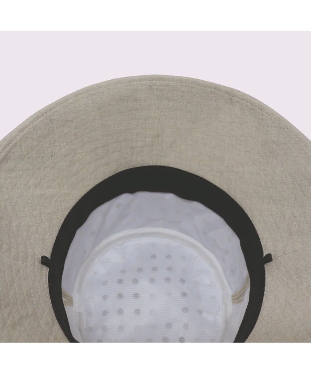 ATRENA 体感-10℃コカゲル リネンエッジアップハット ベージュ