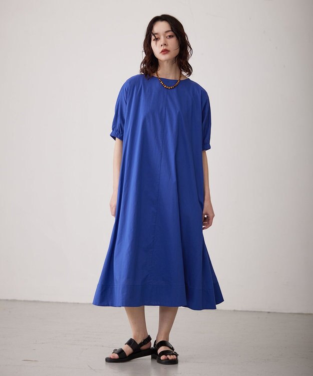 J.PRESS YORK STREET 【WOMEN】ドルマンワンピース ブルー系