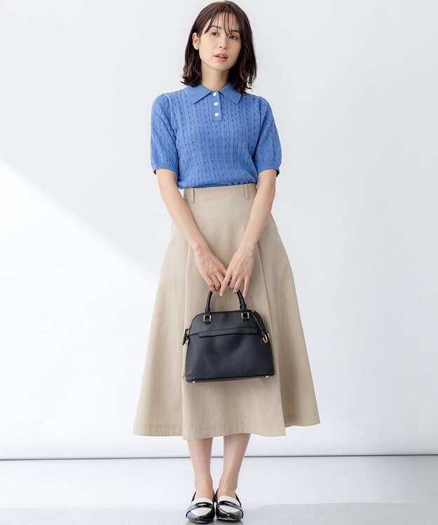 組曲 L チノライク スカート サンドベージュ系