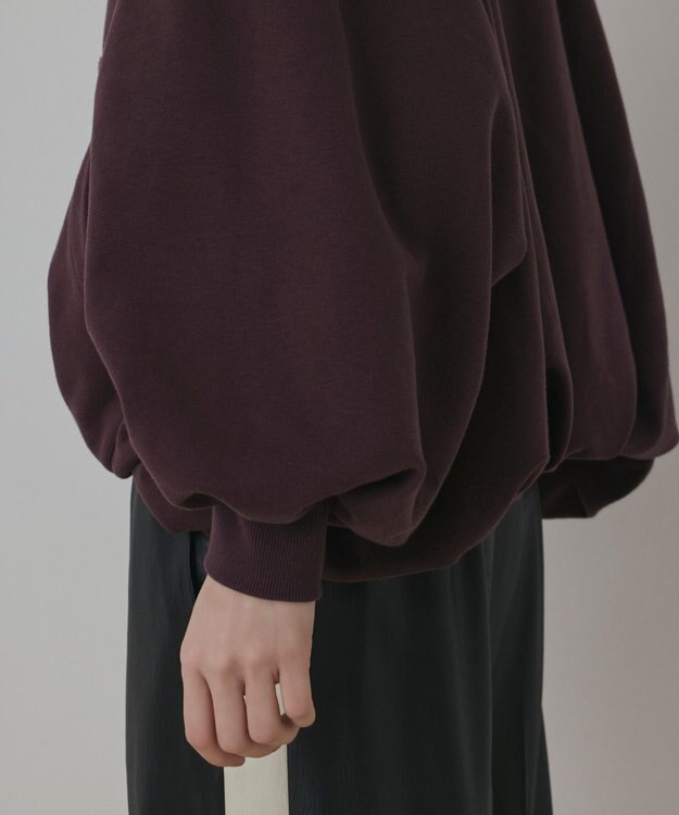 GRACE CONTINENTAL バル－ン裏毛パ－カ－ ブラウン