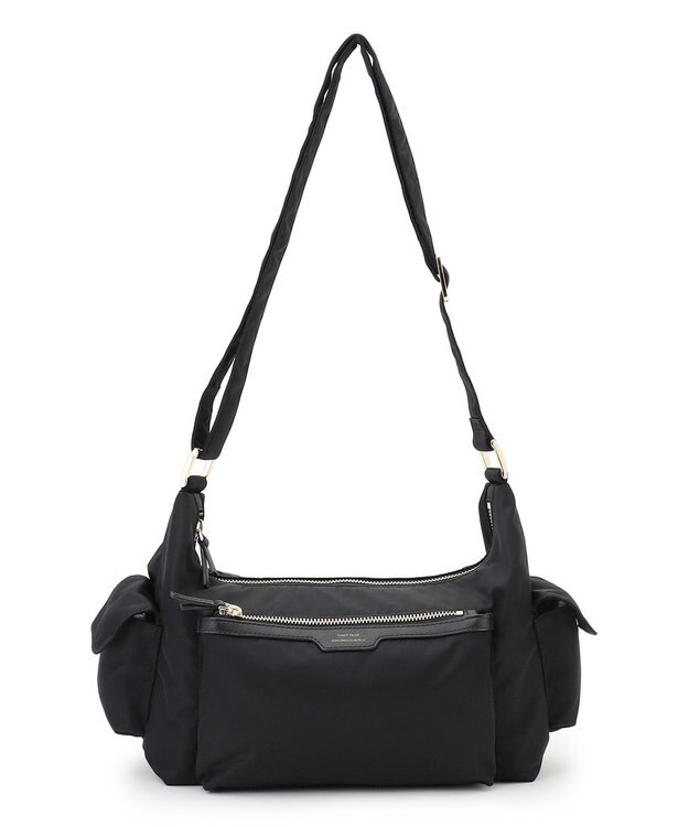 23区 【先行予約】ナイロン サイドポケット ショルダーバッグ ブラック系