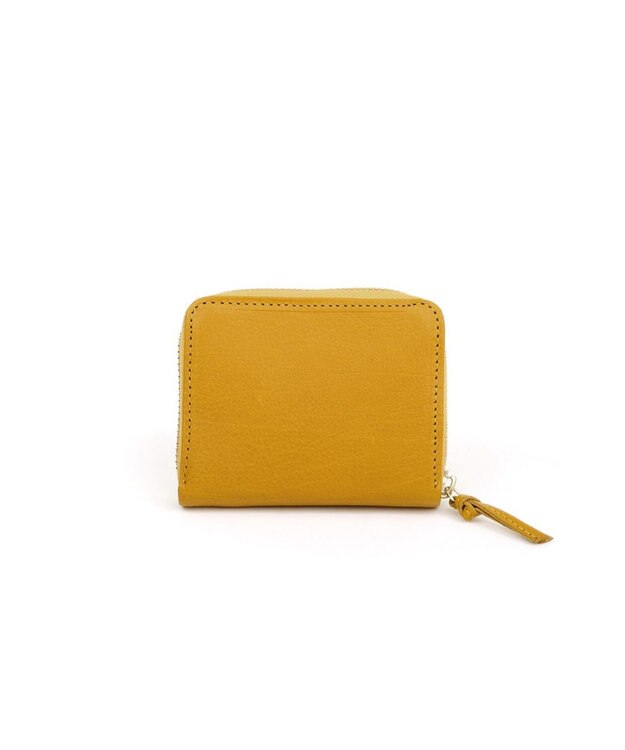 UNBILLION ペルケ perche / イタリアンレザー・ジャバラカードウォレット マスタード