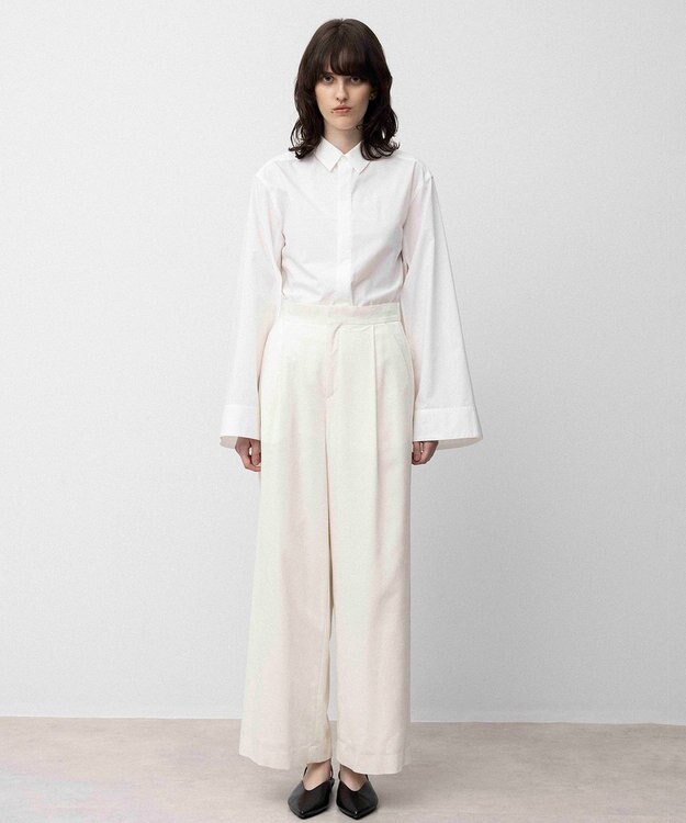 NAVE ブライトベロア パンツ ホワイト系