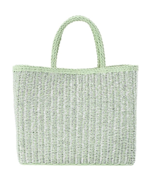 Green Parks ・ラメかごバッグ Green