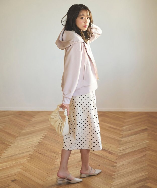 Feroux 【大好評につき新色登場！】バックフリルダンボール パーカー ピンク系