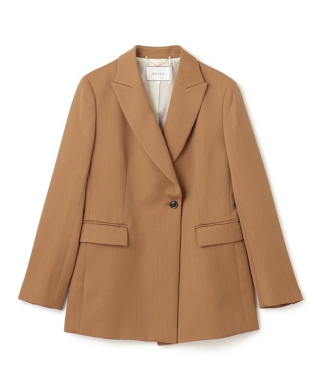 BEIGE， PONTOISE / テーラードジャケット Camel